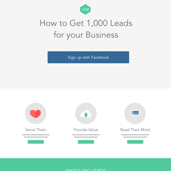 Lead Magnet Contest Landing Page Example